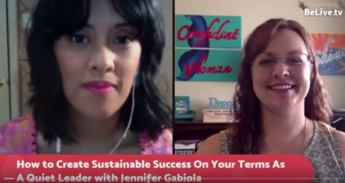 How to Create Sustainable Success On Your Terms As A Quiet Leader with Jennifer Gabiola
